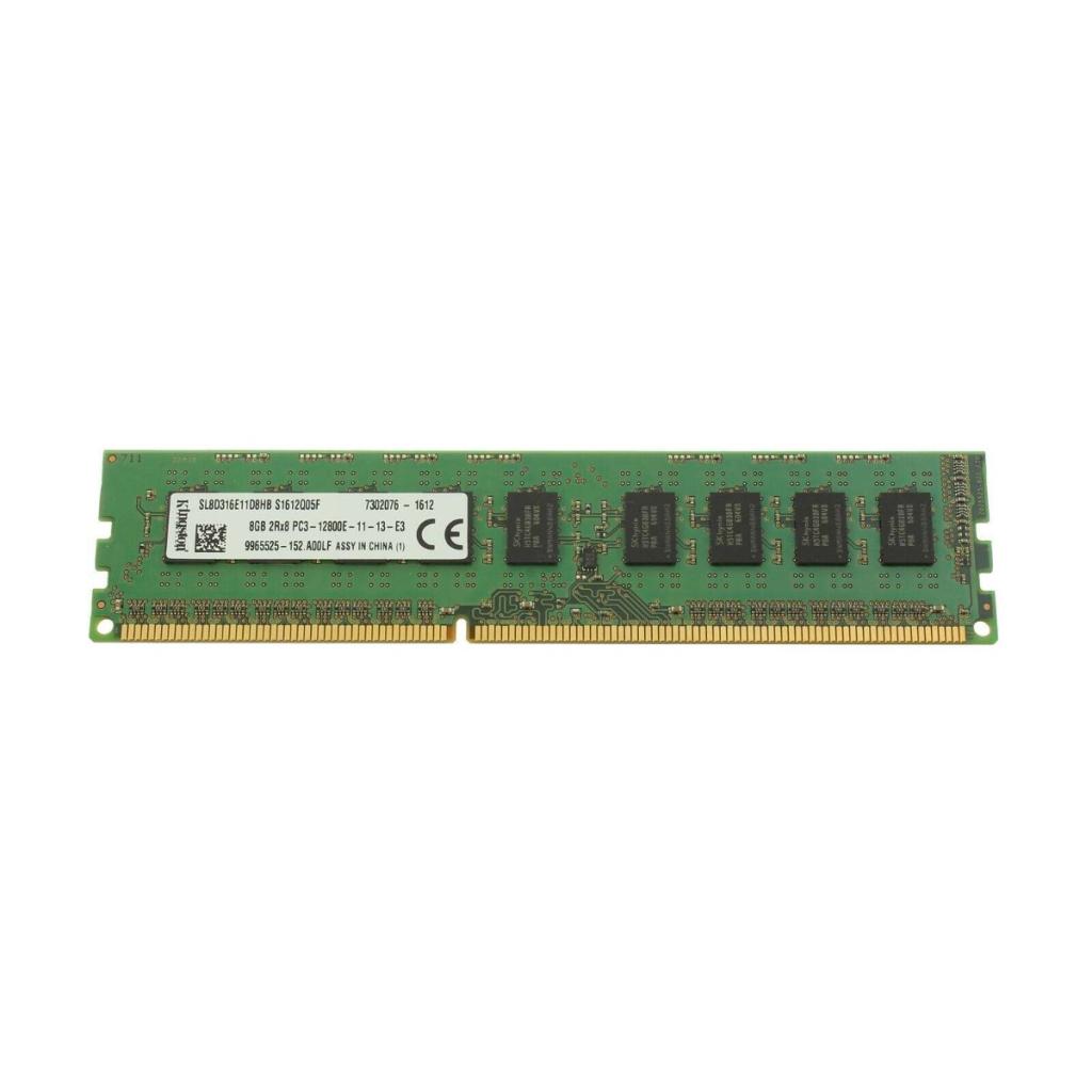 8GB 2Rx8 PC3-12800E DDR3-1600 Unbuffered ECC Kingston, Informatique & Logiciels, Mémoire RAM, Niet ingevuld, Enlèvement ou Envoi