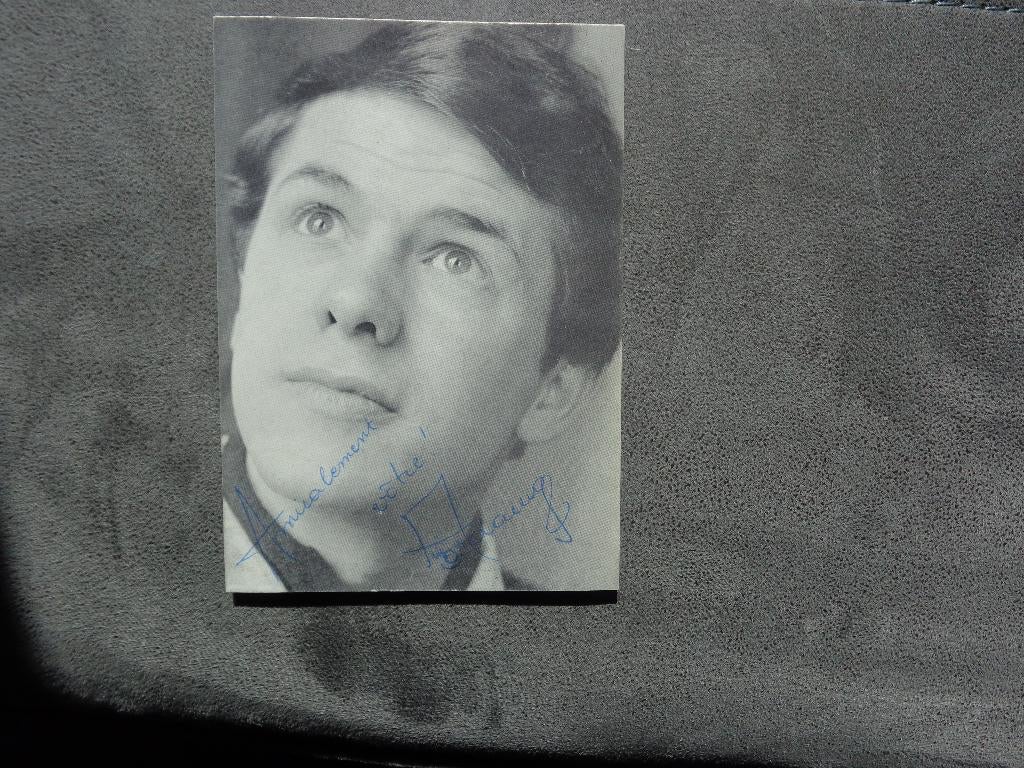 Ancienne photo Adamo avec dédicace, Collections, Enlèvement