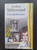 Une adolescence - Frédéric Mitterand, Livres, Frédéric Mitterand, Comme neuf, Enlèvement, Europe autre