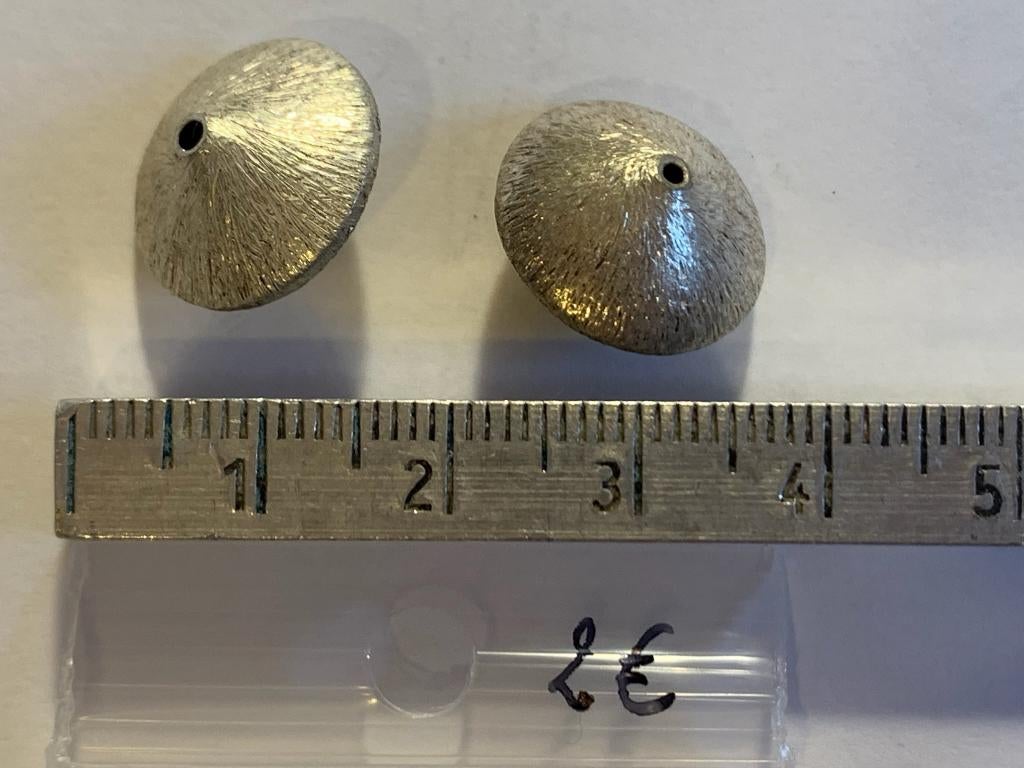 2 metalen tolletje kralen, Hobby en Vrije tijd, Kralen en Sieraden maken, Ophalen of Verzenden, Nieuw, Kraal