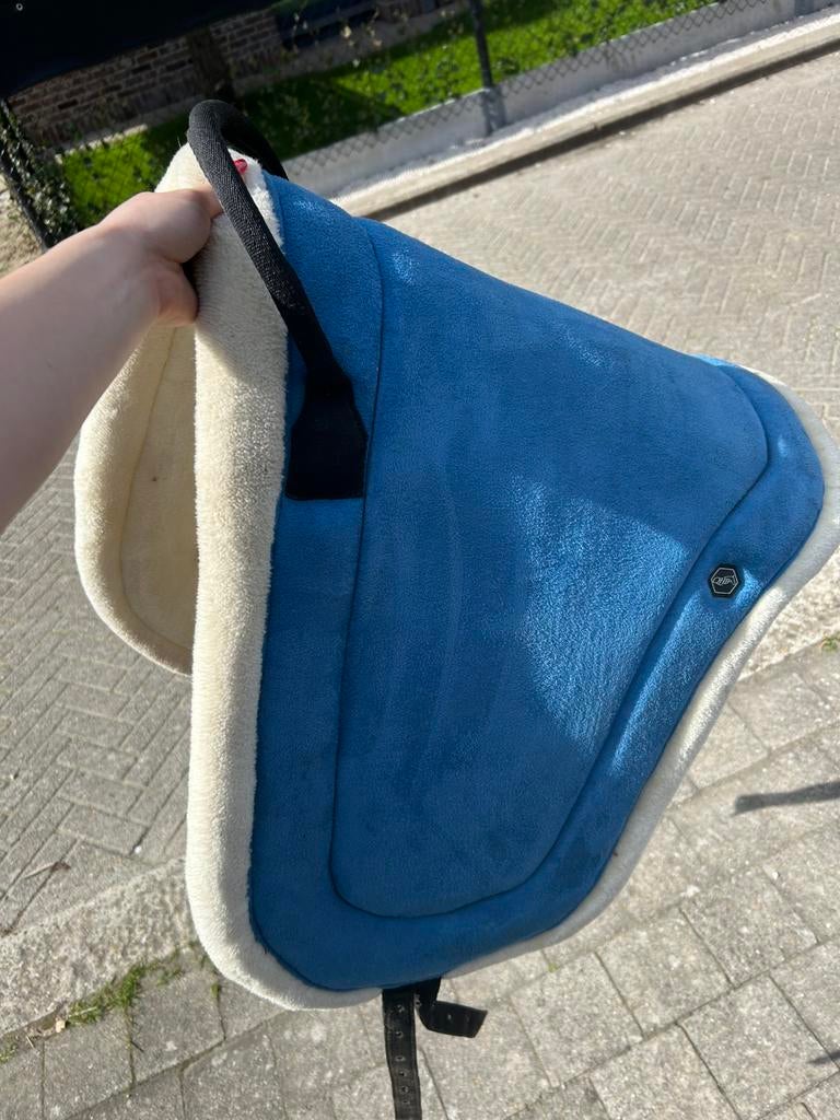 Bareback pad, Dieren en Toebehoren, Full (L), Ophalen of Verzenden, Gebruikt, Blauw