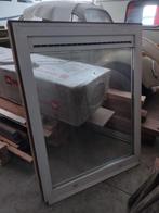 Vast raam wit pvc met rooster, Doe-het-zelf en Bouw, Raamkozijnen en Schuifdeuren, Ophalen