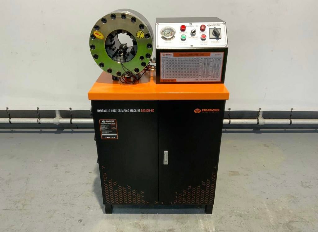 Daewoo DA5100HC hydraulische slangenpers nieuw!!!, Ophalen, Daewoo