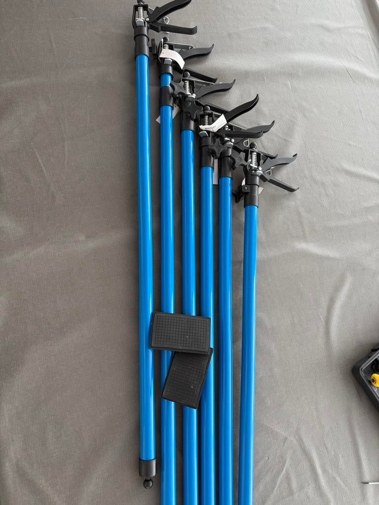 6 supports de montage au plafond - 2 x 30 kg - 115 à 290 cm, Enlèvement, Comme neuf