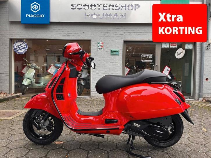 Vespa GTS 125cc SUPER ROSSO CORAGGIOSO BLACK PACK EDITION, Vélos & Vélomoteurs, Scooters | Vespa, Neuf, Autres modèles, Essence