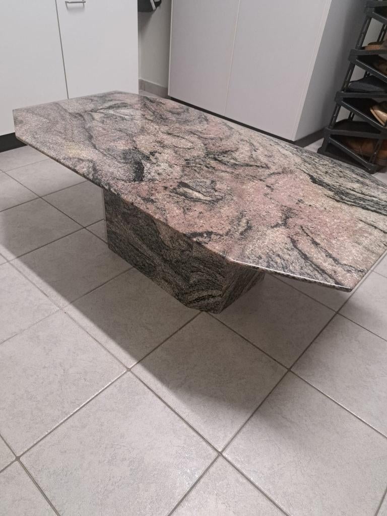 Salontafel in graniet, Ophalen, Overige materialen, Minder dan 50 cm, 100 tot 150 cm