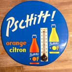 Vintage reclamebord limonade Pschitt! ca 1960, Verzamelen, Merken en Reclamevoorwerpen, Ophalen of Verzenden, Zo goed als nieuw