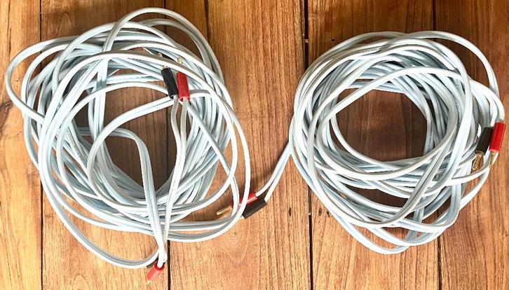 Supra Classik 4.0 speakerkabel 2 X 10.5M + standaard banana, TV, Hi-fi & Vidéo, Câbles audio & Câbles de télévision, Utilisé, Câble de haut-parleur