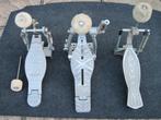 3 vintage drumpedalen, Muziek en Instrumenten, Ophalen of Verzenden, Gebruikt, Overige merken