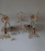 2 très belles appliques Murano ,complete, Enlèvement