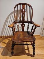 Fauteuil anglais « Windsor » époque victorienne 1840-1850, Maison & Meubles, Enlèvement, Utilisé, Bois, Victorien