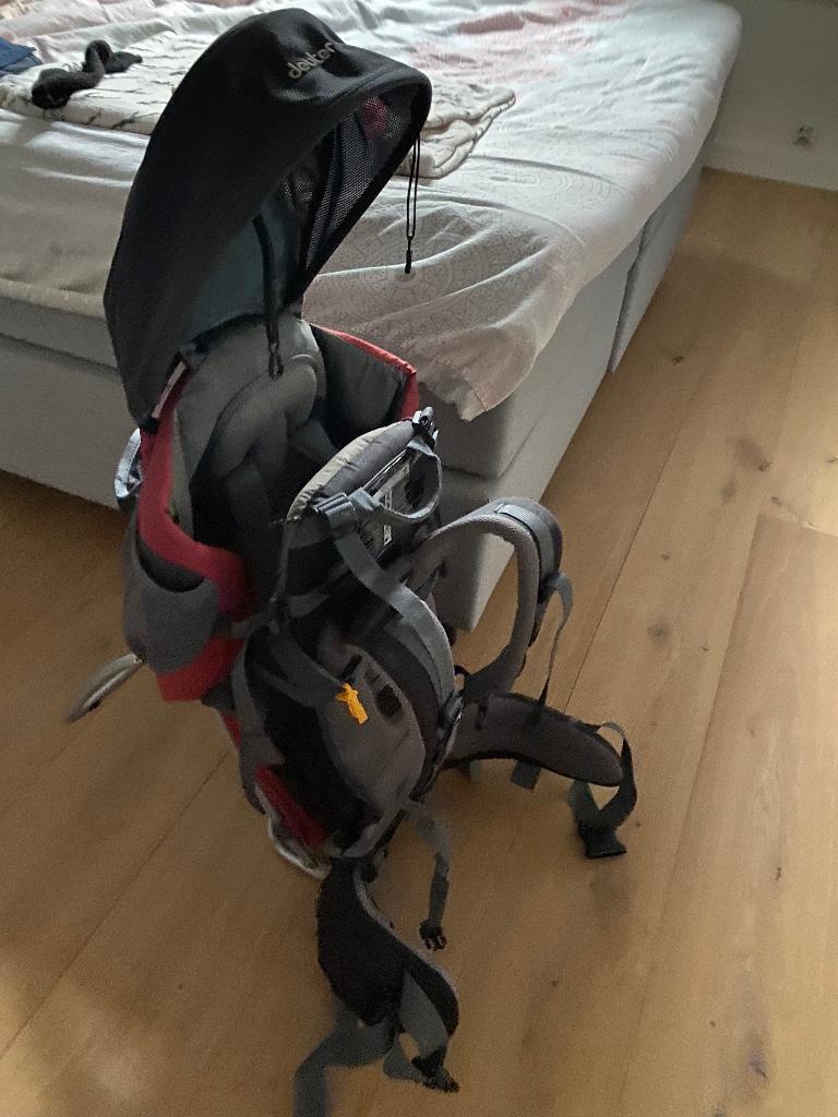 Deuter kinderdrager 22kg, Ophalen, Zo goed als nieuw, Rug, Draagzak