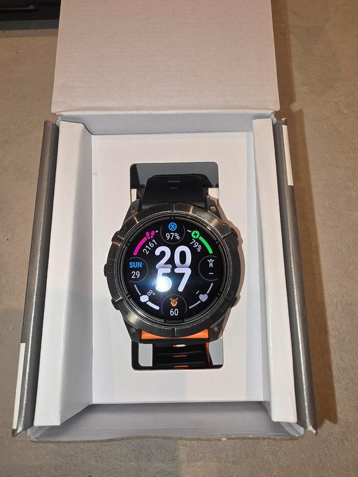 Garmin Epix Pro Gen 2 51mm, Handtassen en Accessoires, Smartwatches, Gebruikt, Android, Grijs, GPS, Waterdicht, Ophalen of Verzenden