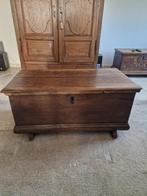 Antieke houten koffer, Ophalen