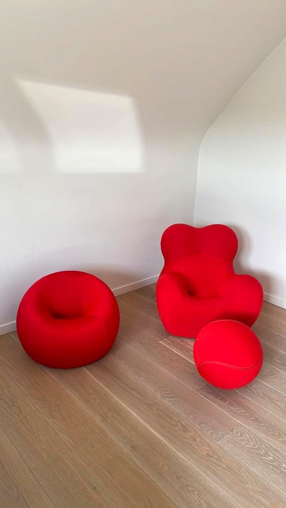 B&B Italia Junior UPJ & UP2000, Huis en Inrichting, Fauteuils, Zo goed als nieuw, Stof, 50 tot 75 cm, 75 tot 100 cm, Ophalen