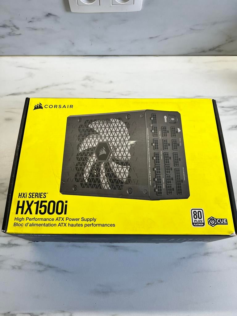 Corsair HX1500i Platina, Computers en Software, Interne voedingen, Ophalen of Verzenden, Zo goed als nieuw