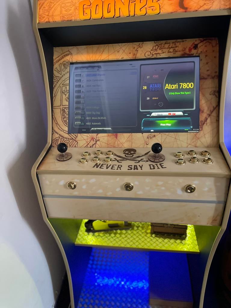 Borne Arcade The Goonies, Verzamelen, Automaten | Gokkasten en Fruitautomaten, Zo goed als nieuw, Euro, Ophalen