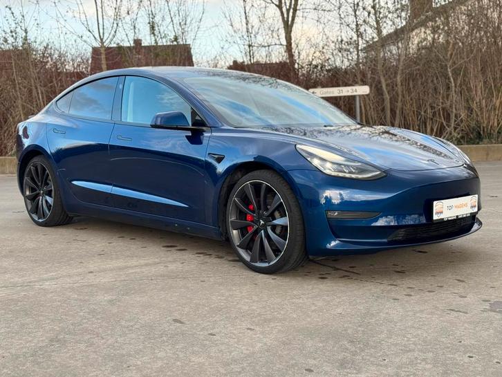 TESLA MODEL 3 PERFORMANCE / BTW AFTREKBAAR! / GEKEURD VVK!, Auto's, Tesla, Bedrijf, Te koop, Model 3, 360° camera, 4x4, ABS, Achteruitrijcamera