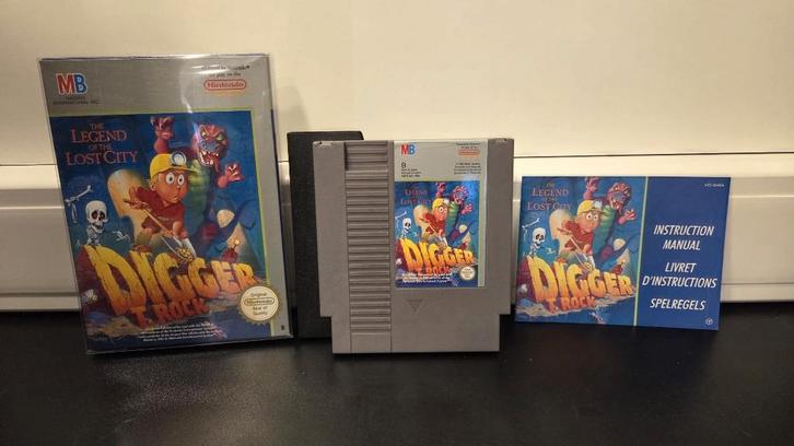 Digger T.Rock NES CIB, Games en Spelcomputers, Games | Nintendo NES, Gebruikt, Overige genres, 1 speler, Vanaf 3 jaar, Ophalen of Verzenden