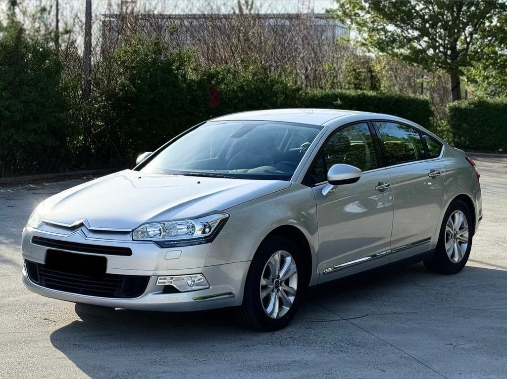 Citroën C5 1.6 THP Exclusive, Auto's, Citroën, Zwart, Leder en Stof, Bedrijf, 5 deurs