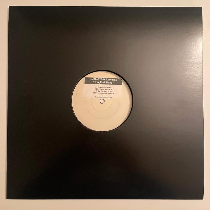 DJ David - The Real Thing, CD & DVD, Vinyles | Dance & House, Comme neuf, Techno ou Trance, 12 pouces, Enlèvement ou Envoi