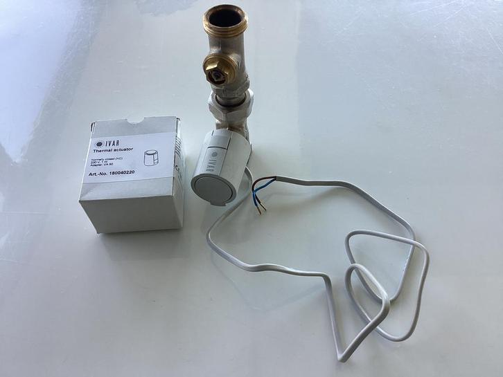 Zoneklep chauffage IVAR, Bricolage & Construction, Chauffage & Radiateurs, Utilisé, Autres types, Moins de 200 watts, Enlèvement ou Envoi