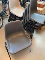 Stapelbare stoelen, Maison & Meubles, Chaises, Gris, Synthétique, Enlèvement, Cinq, Six Chaises ou plus