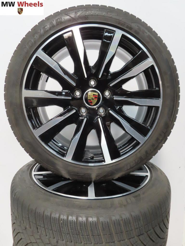 Originele Porsche Taycan 20 inch Design velgen winterbanden, Pneus et Jantes, -, Utilisé, 20 pouces