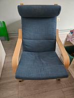 Poang zetel Ikea donkerblauw, Huis en Inrichting, Fauteuils, Ophalen