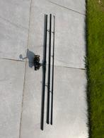 karperhengels en molens te koop, Watersport en Boten, Hengelsport | Witvissen, Ophalen, Complete set