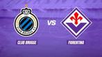 3 billets pour le Club Brugge-Fiorentina (côte à côte)