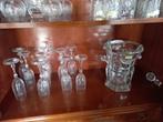 Kristallen set glazen, Collections, Porcelaine, Cristal & Couverts, Comme neuf, Cristal, Enlèvement, Verre ou Verres