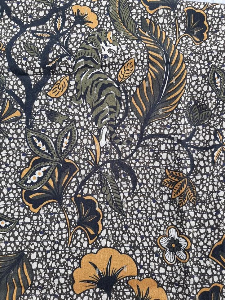 Grote bon van 210 cm/140 cm “jungle” viscose, Hobby en Vrije tijd, Stoffen en Lappen, Nieuw, Bruin, Ophalen of Verzenden