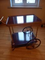 Vintage luxe serveerwagen (gefineerd hout), Huis en Inrichting, Ophalen, Zo goed als nieuw