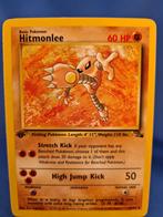 Hitmonlee 22/62 - Fossil (1st edition), Hobby en Vrije tijd, Verzamelkaartspellen | Pokémon, Verzenden, Zo goed als nieuw