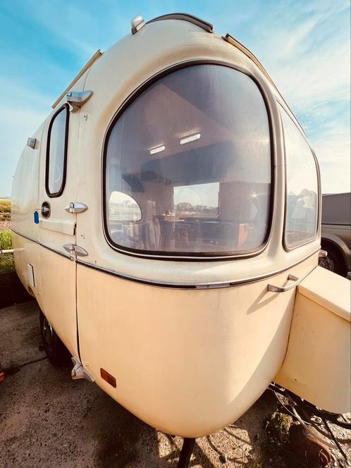 Leuke Rétro Vintage Caravan Biod Extase 1969, Caravanes & Camping, Caravanes, Entreprise, jusqu'à 5, jusqu'à 500 kg, Siège standard