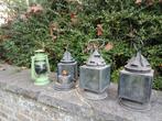Set van 4 olielampen., Antiek en Kunst, Ophalen