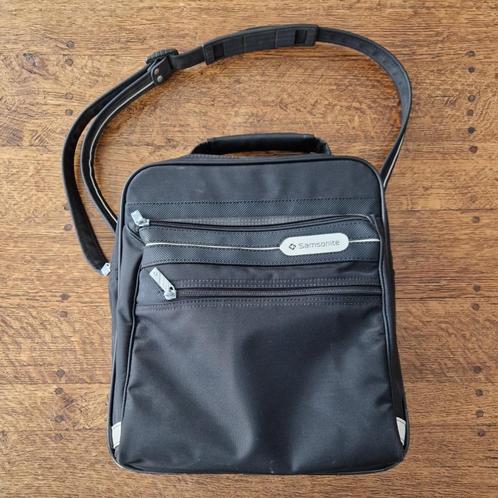 Samsonite zwarte schoudertas, Handtassen en Accessoires, Tassen | Schoudertassen, Gebruikt, Overige merken, Zwart, Ophalen of Verzenden
