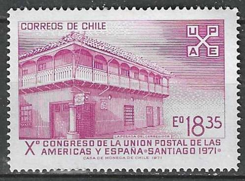 Chili 1971 - Yvert 373 - Het Oude Postkantoor (PF), Timbres & Monnaies, Timbres | Amérique, Non oblitéré, Envoi