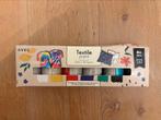 Textielverf / Complete kit van 6 kleuren, Hobby en Vrije tijd, Verzenden, Zo goed als nieuw