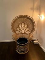 Rotan emmanuelle style pauwstoel/peacock chair, Ophalen, Zo goed als nieuw, Riet of Rotan, 50 tot 75 cm