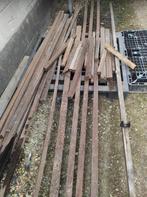 Azobe hardhouten houten balkjes, Tuin en Terras, Ophalen, Zo goed als nieuw