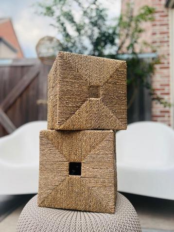 2 zeegras manden (passen in Kallax Ikea), Enlèvement, Neuf