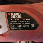 Meule à meuler Black&Decker KG 2000 2000W. Type 1 avec étui, Bricolage & Construction, Outillage | Meuleuses, Enlèvement, Utilisé