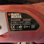 Black&Decker slijpschijf KG 2000 2000W. Type 1 incl koffer, Gebruikt, Ophalen