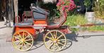Sterke dubbelspan/vierspan koets te koop, Dieren en Toebehoren, Rijtuigen en Koetsen, Zo goed als nieuw, Marathonwagen, Paard of Pony