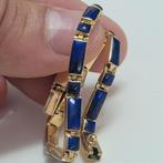 18 karaat heel mooi goud armband, Ophalen, Zo goed als nieuw, Met edelsteen, Goud