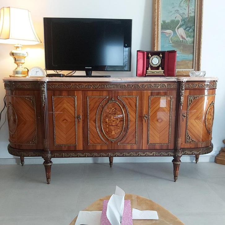 Prachtig dressoir JP Ehalt Louis XVI marqueterie, Antiek en Kunst, Antiek | Meubels | Kasten, Ophalen