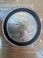 Peace dollar 1921, Postzegels en Munten, Ophalen of Verzenden, Zilver