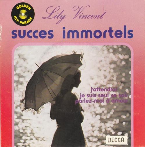 45T: Lily Vincent: Succes immortels  Latin, Cd's en Dvd's, Vinyl Singles, Gebruikt, Single, Latin en Salsa, 7 inch, Ophalen of Verzenden
